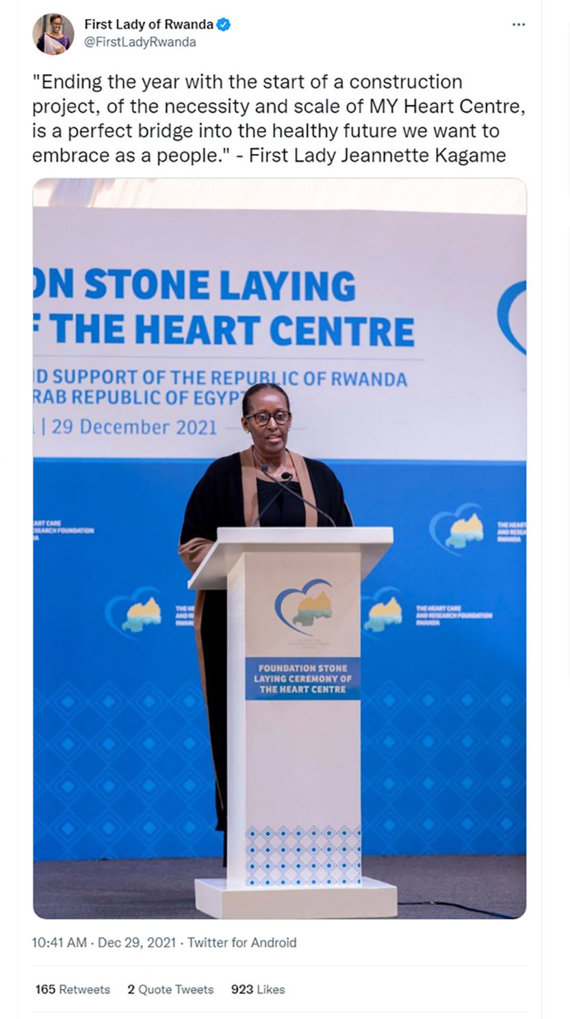 First-Lady-of-Rwanda-Tweet