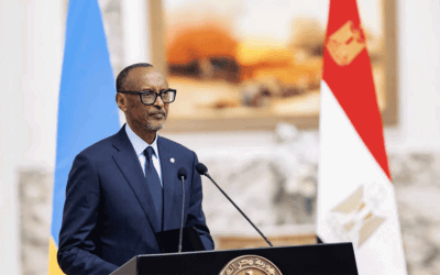 HE President Paul Kagame, President of the Republic of Rwanda on his official visit to Egypt